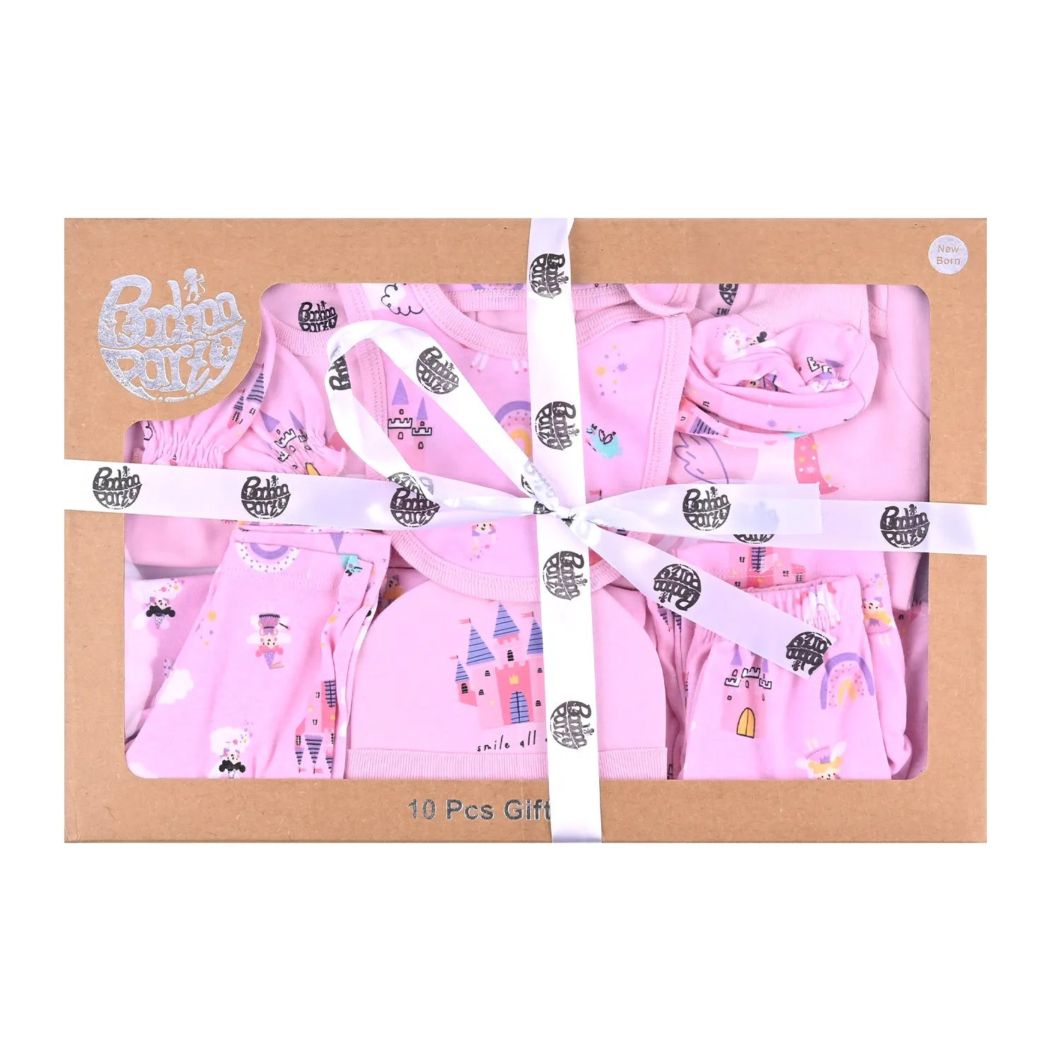 10 PCS Infant Girls Set Magical | Light Pink