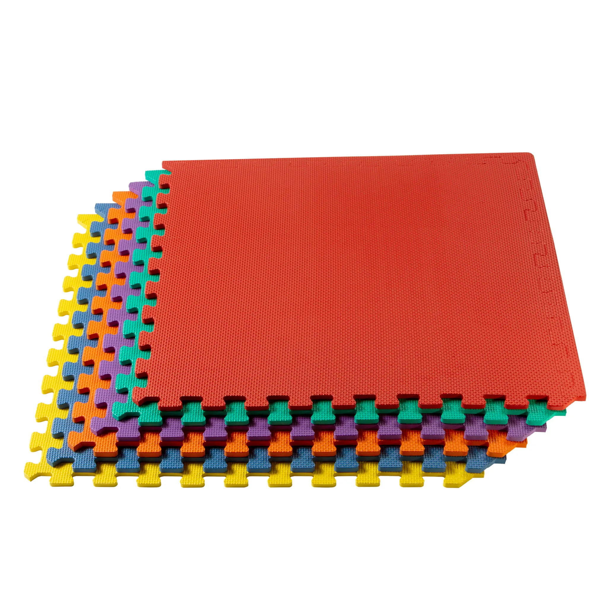 3/8" Thick Multipurpose Mats - Multicolor (6 Pack)