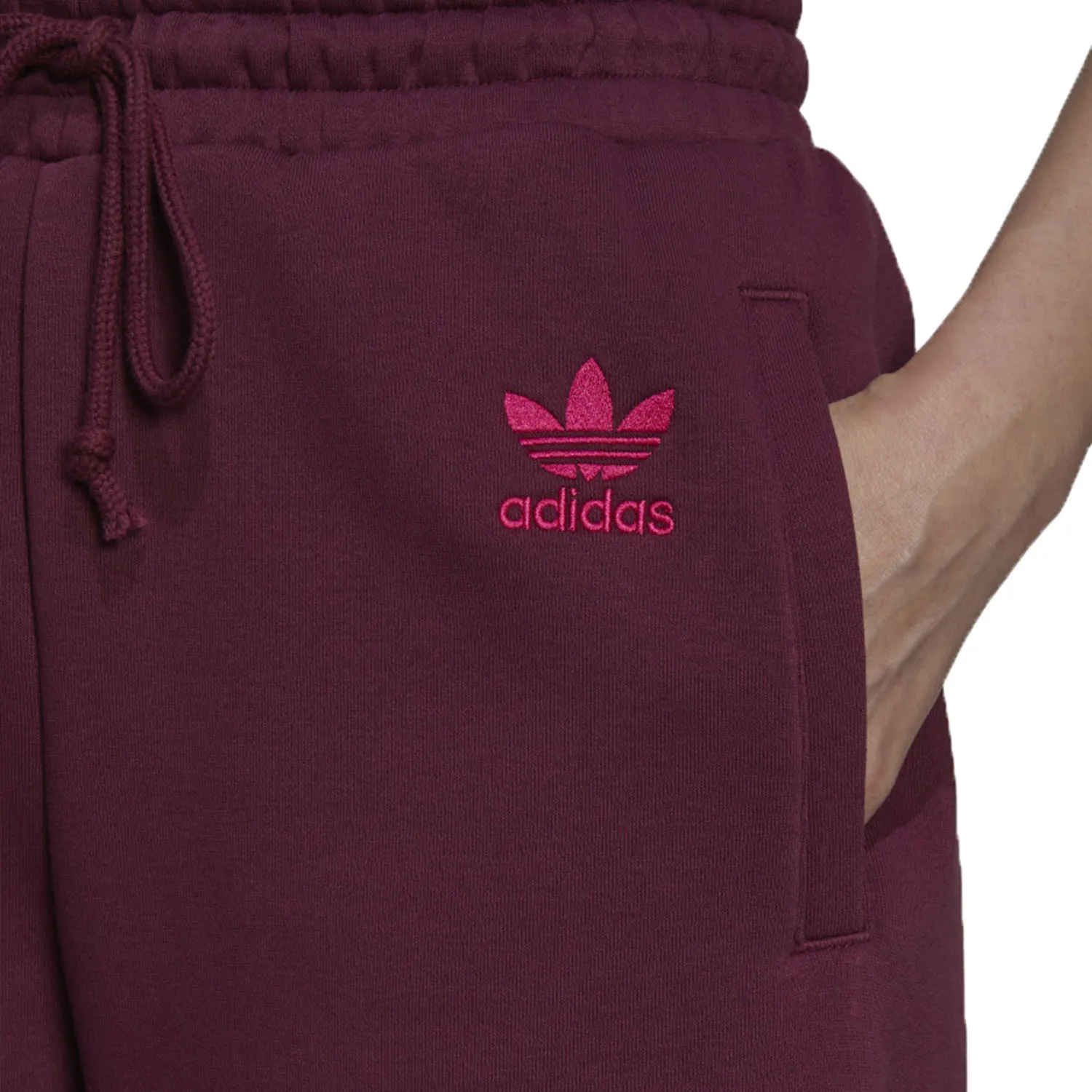 Adidas Logo Play Cuff Women's Pants Victory Crimson