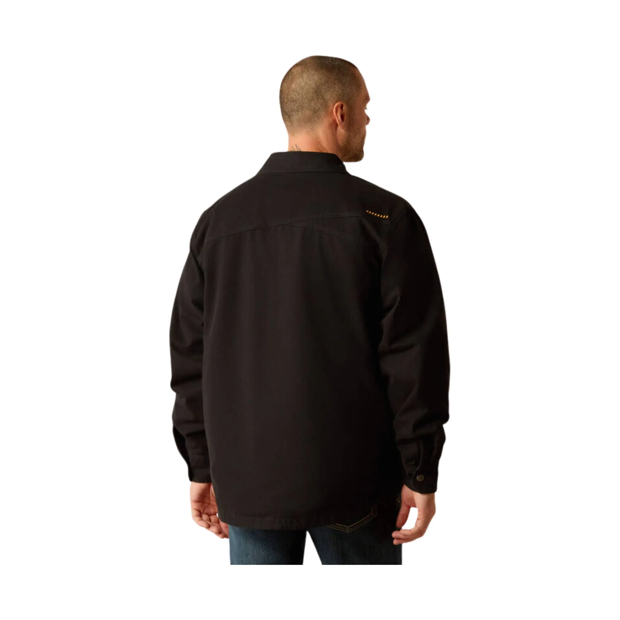 Ariat Men's Rebar Canvas Shirt Jacket - Black