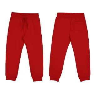 Basic Cuffed Fleece Pant-Mars