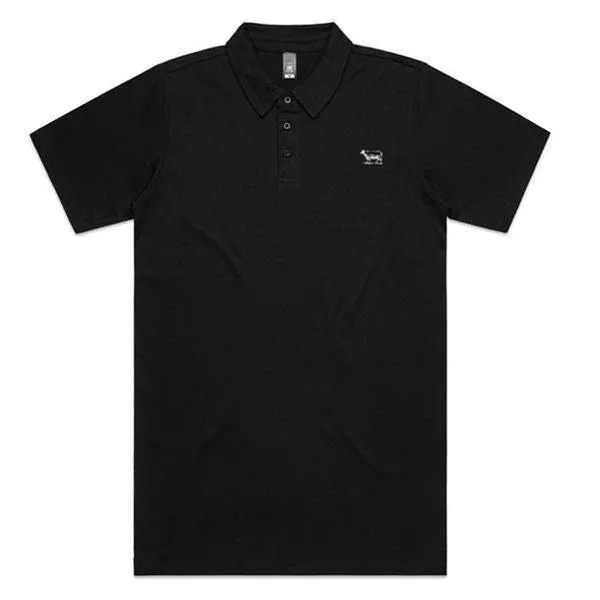 Black Sheep Vintage Polo Shirt Black