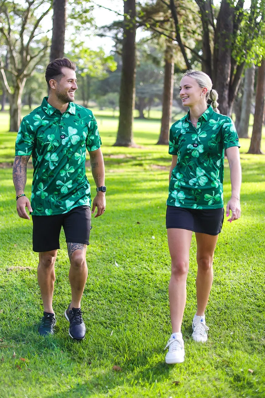 CA Ladies Funky Golf Shirt | Lucky Clovers