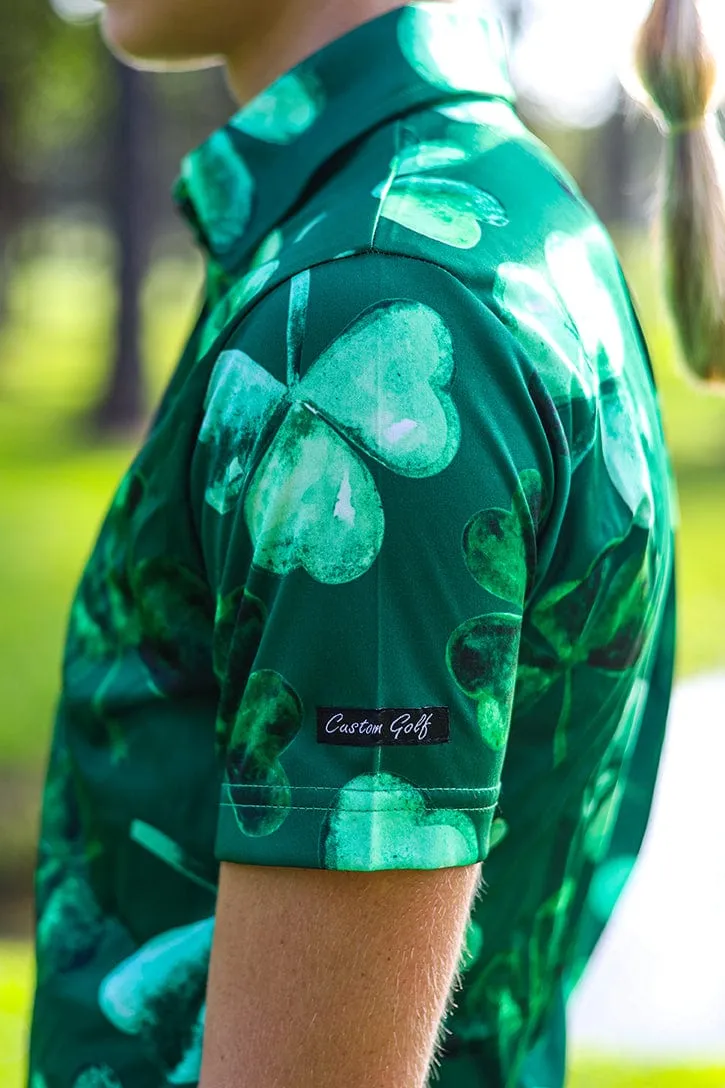 CA Ladies Funky Golf Shirt | Lucky Clovers