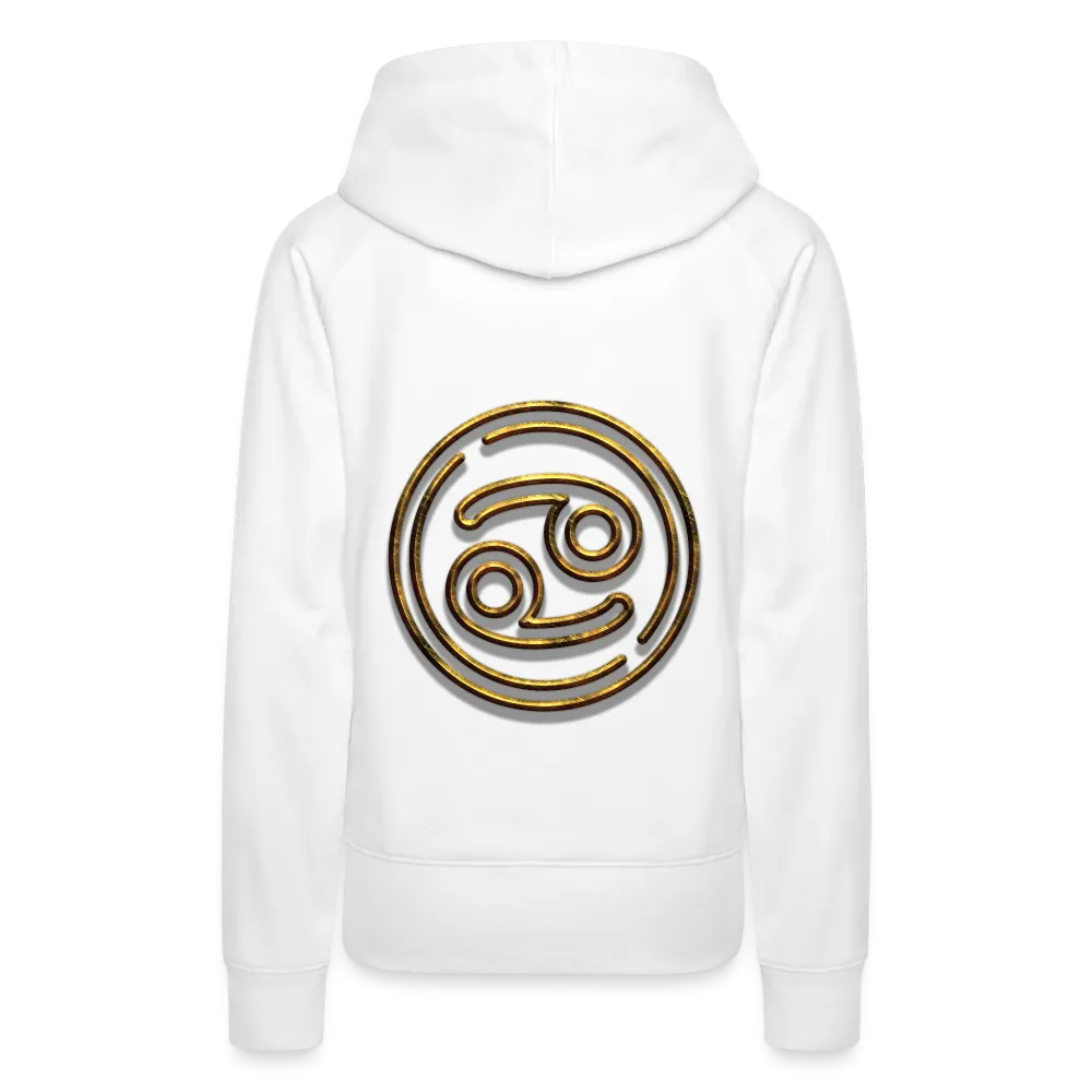 Cancer 3D Gold Women’s Premium Hoodie