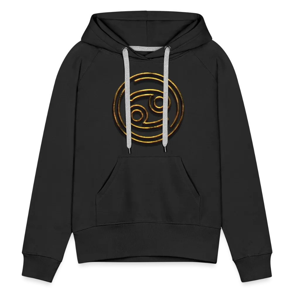 Cancer 3D Gold Women’s Premium Hoodie