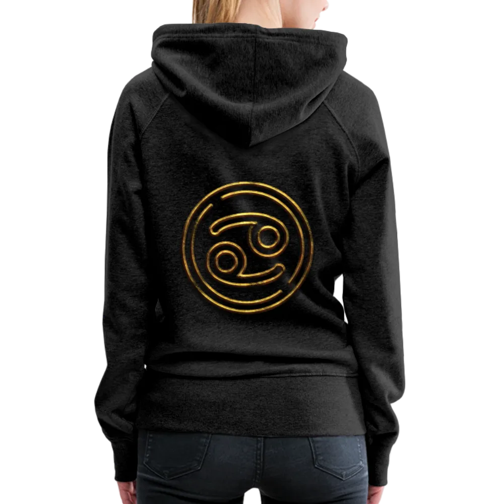 Cancer 3D Gold Women’s Premium Hoodie