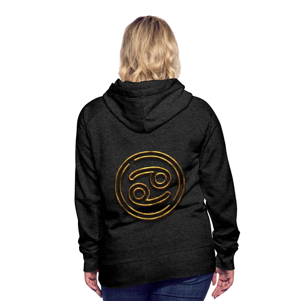 Cancer 3D Gold Women’s Premium Hoodie