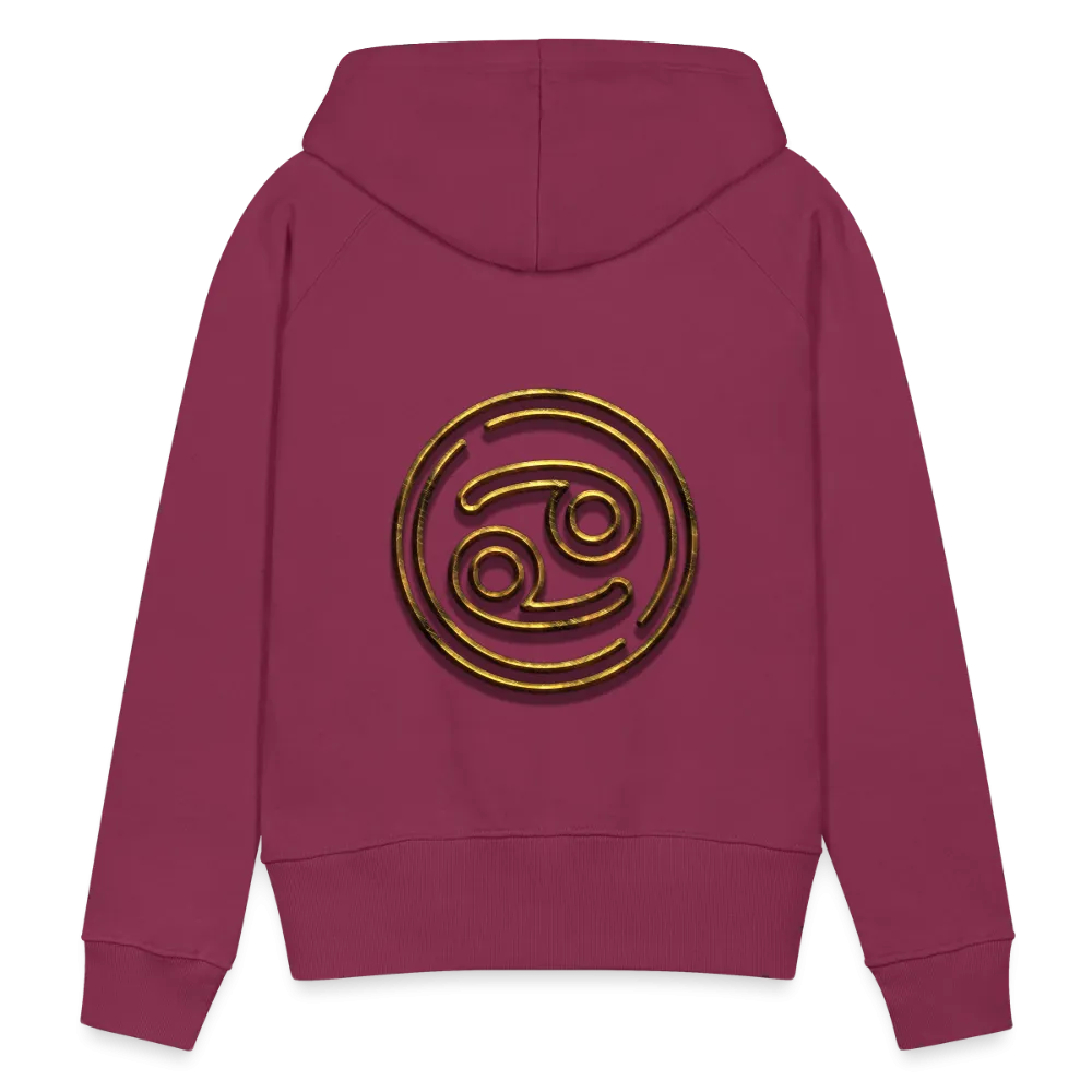 Cancer 3D Gold Women’s Premium Hoodie