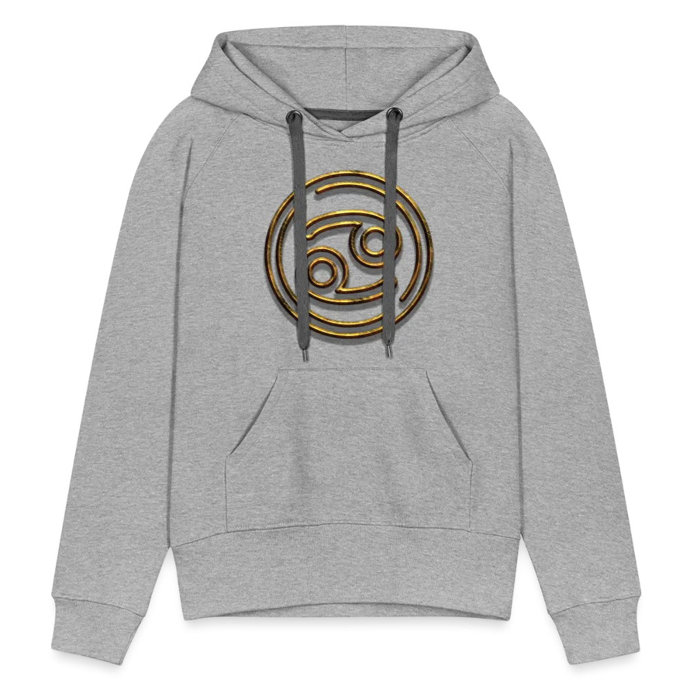 Cancer 3D Gold Women’s Premium Hoodie