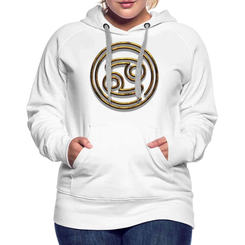 Cancer 3D Gold Women’s Premium Hoodie