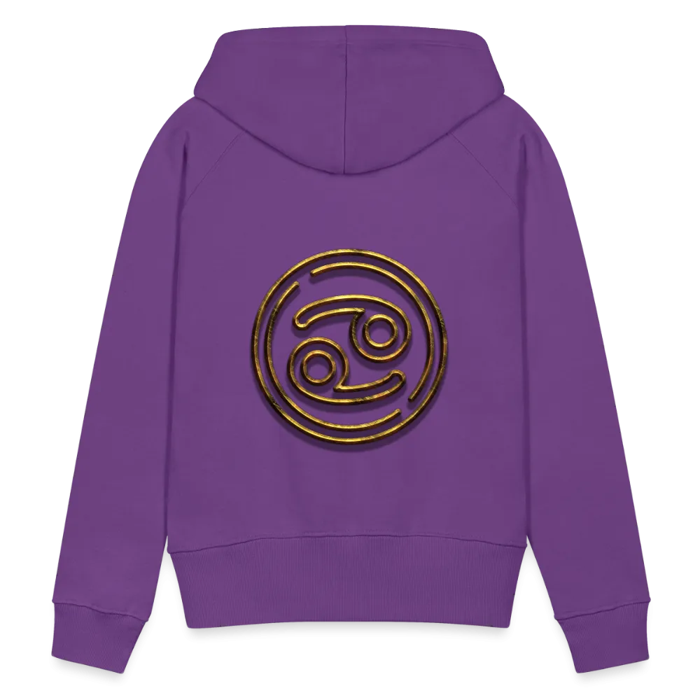 Cancer 3D Gold Women’s Premium Hoodie