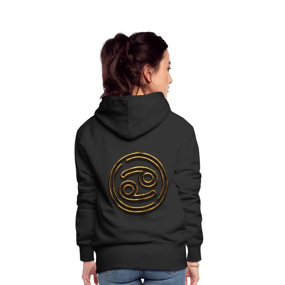 Cancer 3D Gold Women’s Premium Hoodie