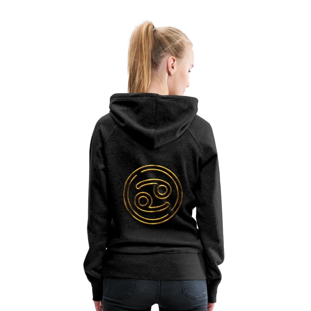 Cancer 3D Gold Women’s Premium Hoodie