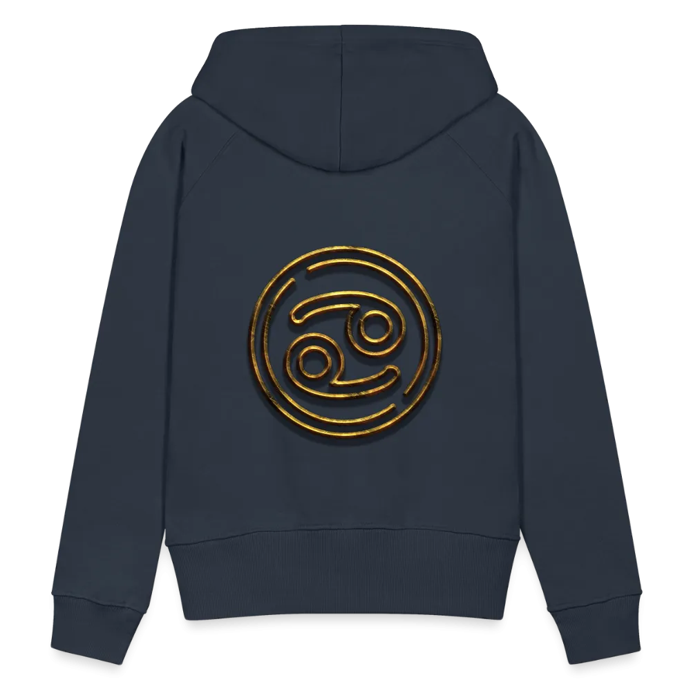 Cancer 3D Gold Women’s Premium Hoodie