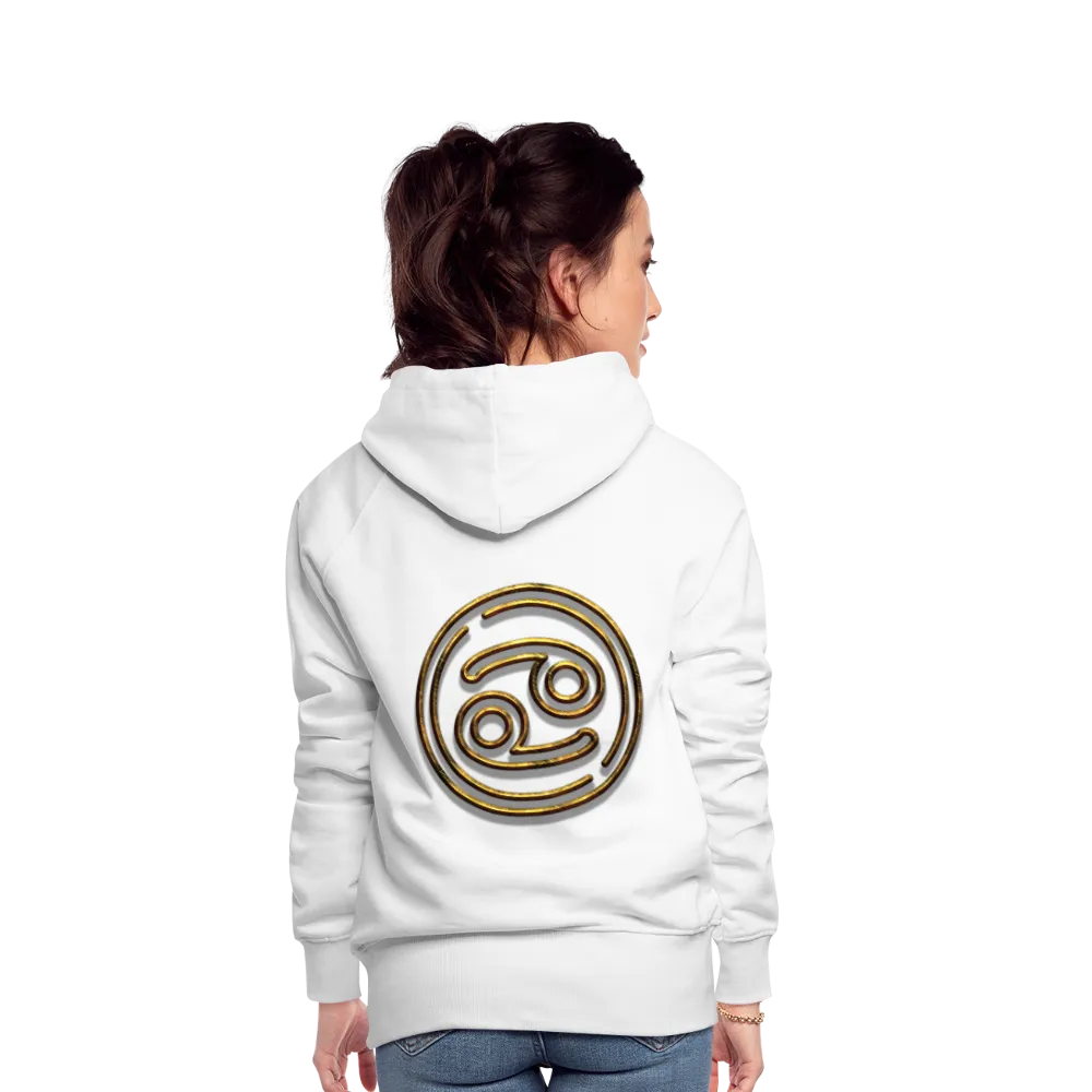 Cancer 3D Gold Women’s Premium Hoodie