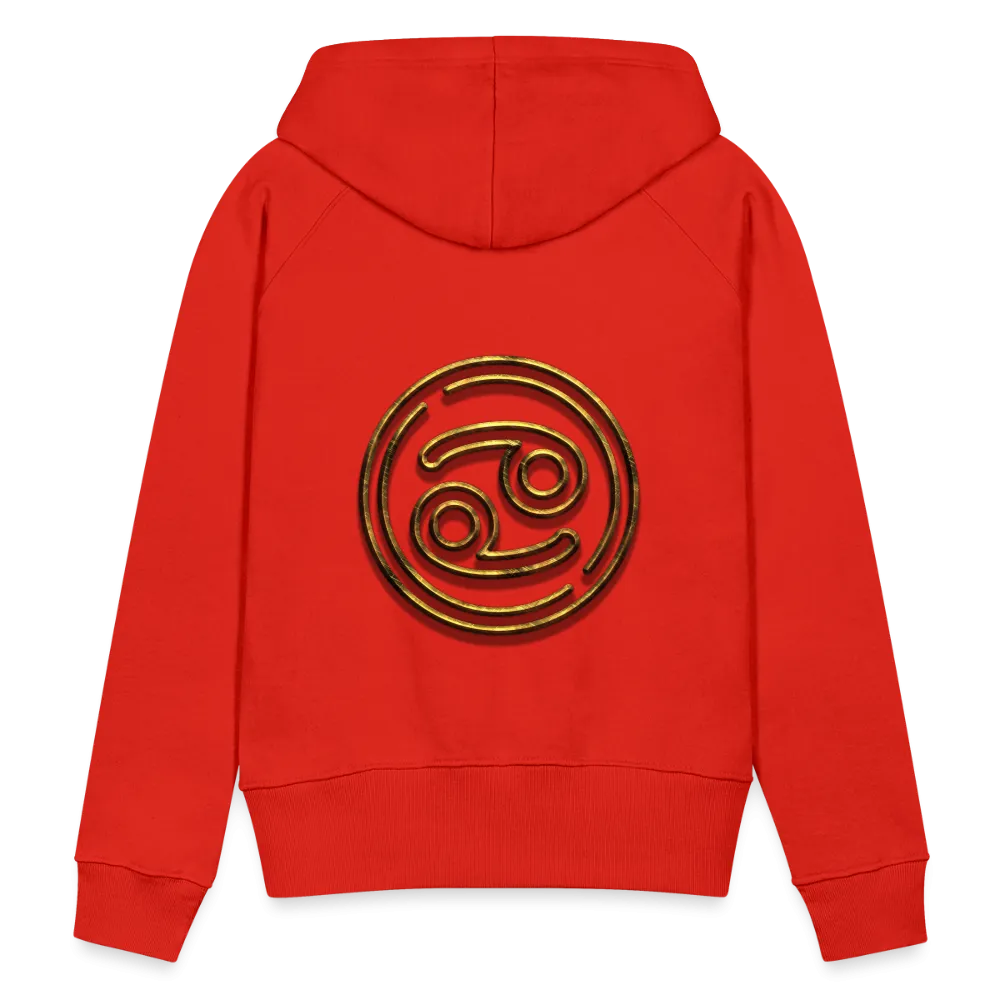 Cancer 3D Gold Women’s Premium Hoodie