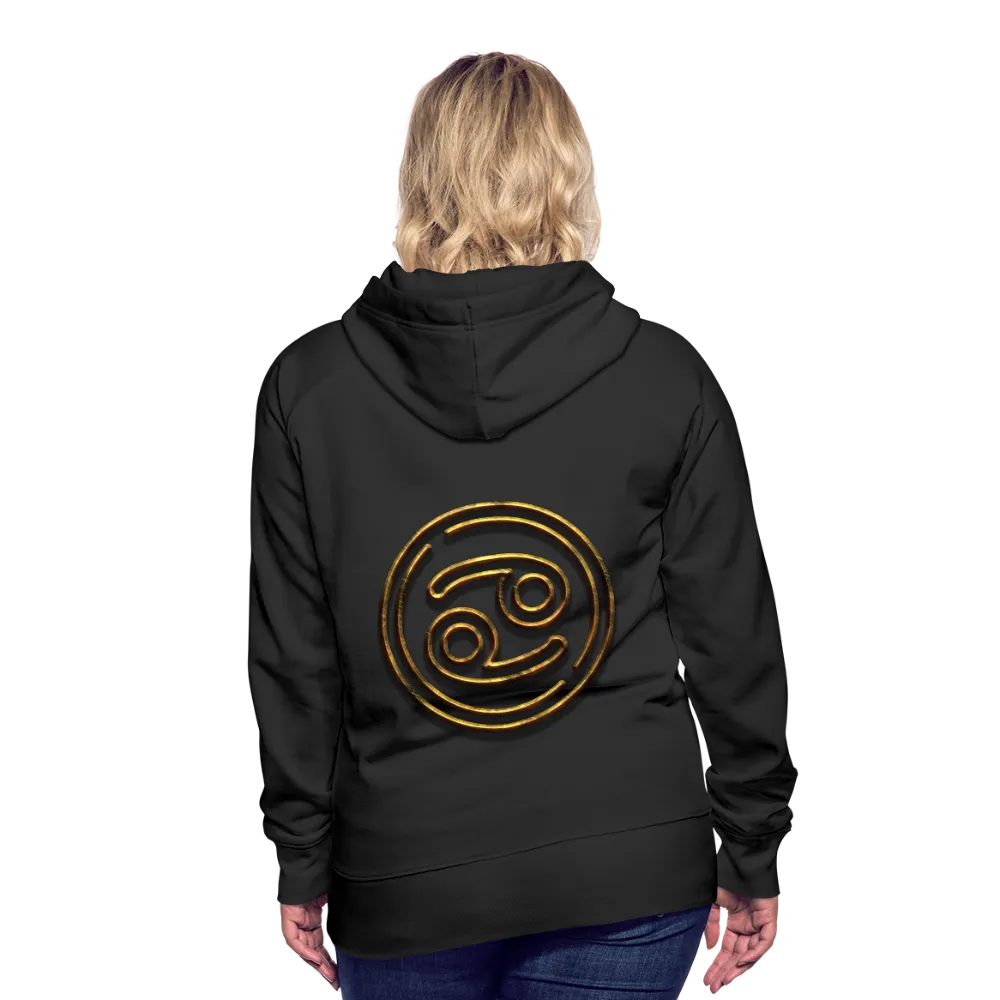 Cancer 3D Gold Women’s Premium Hoodie