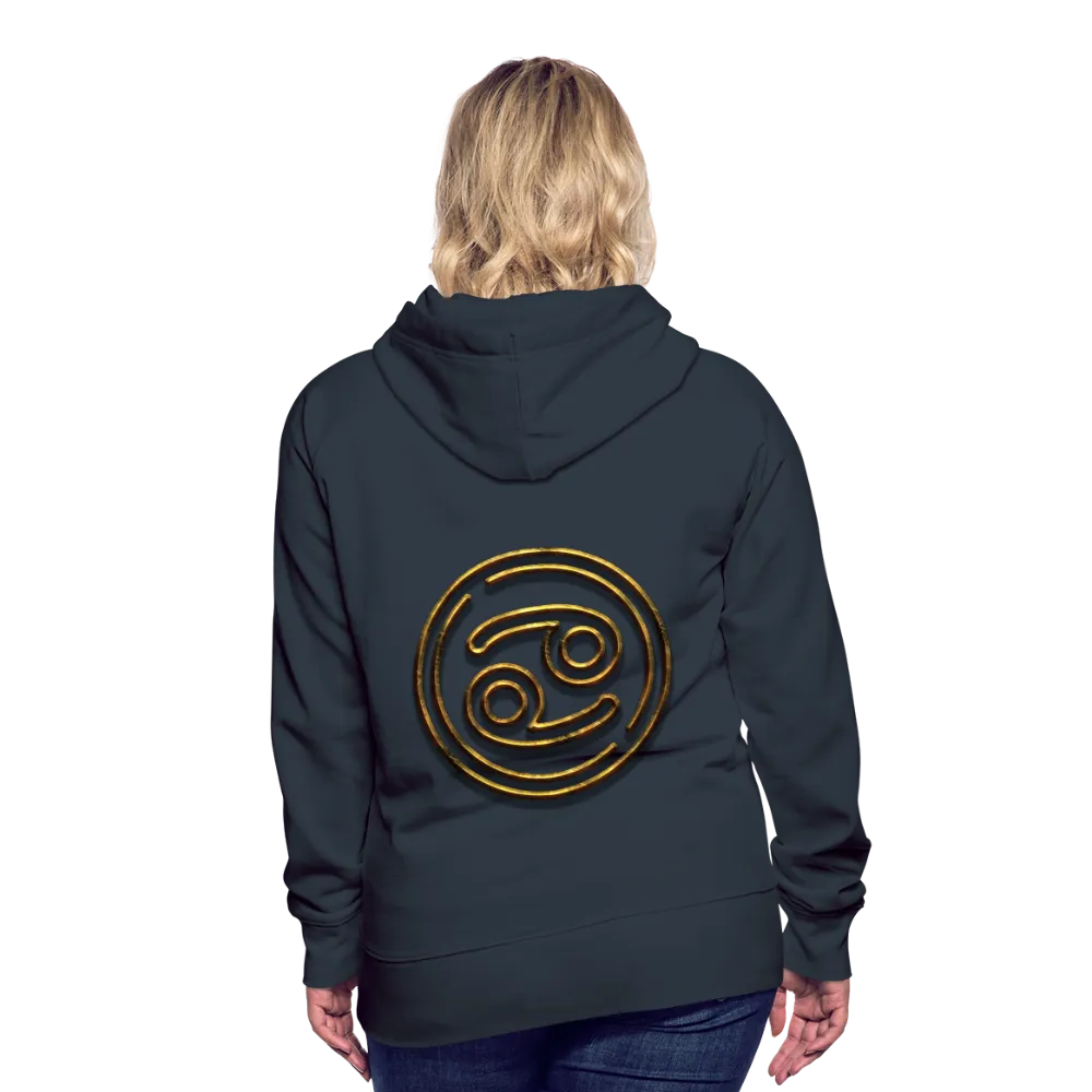 Cancer 3D Gold Women’s Premium Hoodie