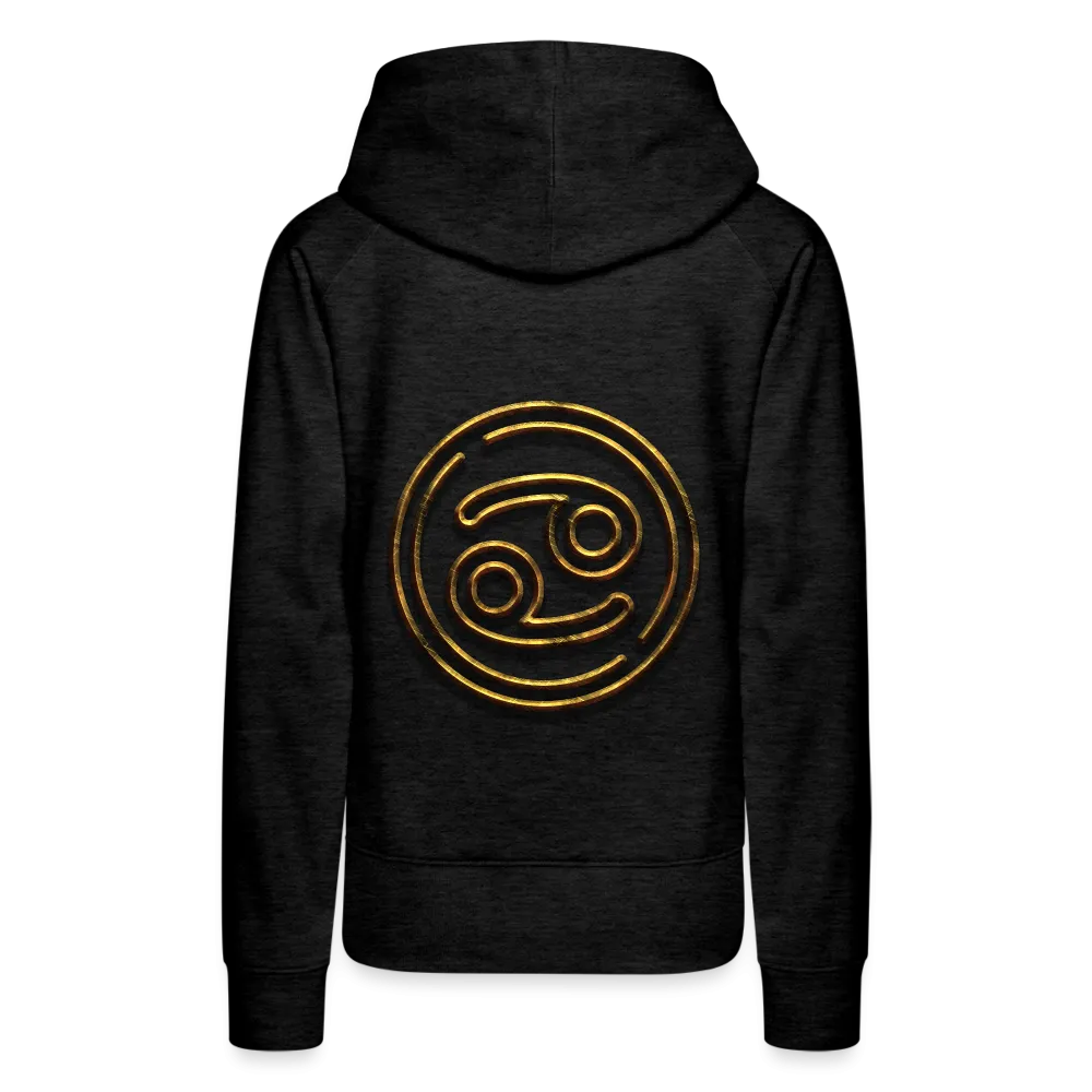 Cancer 3D Gold Women’s Premium Hoodie