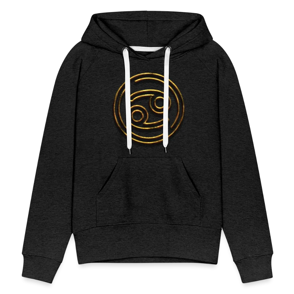 Cancer 3D Gold Women’s Premium Hoodie