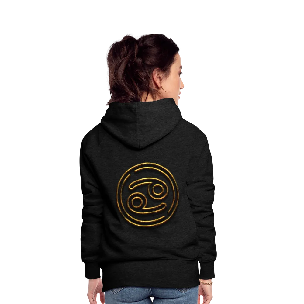 Cancer 3D Gold Women’s Premium Hoodie