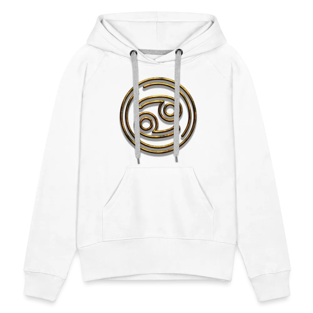 Cancer 3D Gold Women’s Premium Hoodie