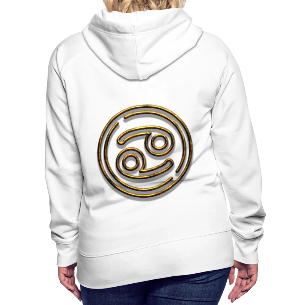 Cancer 3D Gold Women’s Premium Hoodie