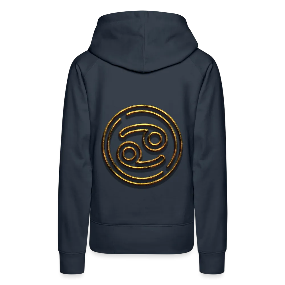 Cancer 3D Gold Women’s Premium Hoodie