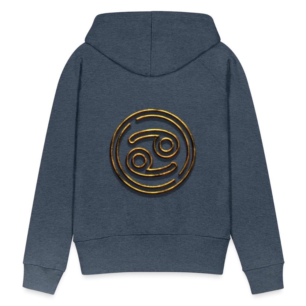 Cancer 3D Gold Women’s Premium Hoodie