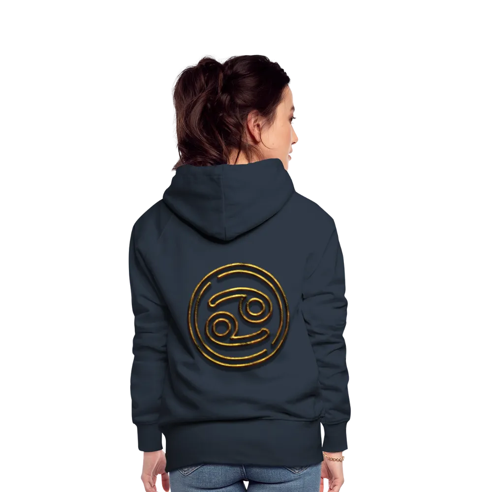 Cancer 3D Gold Women’s Premium Hoodie