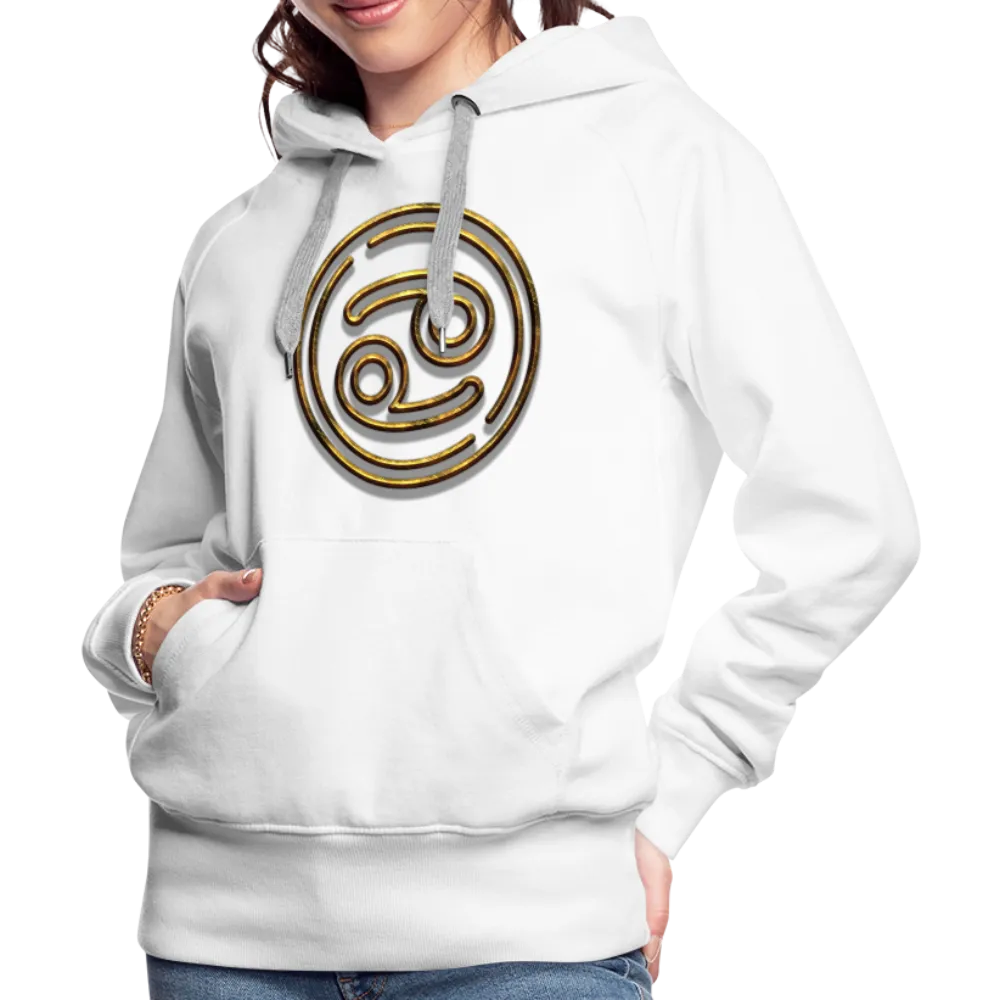 Cancer 3D Gold Women’s Premium Hoodie