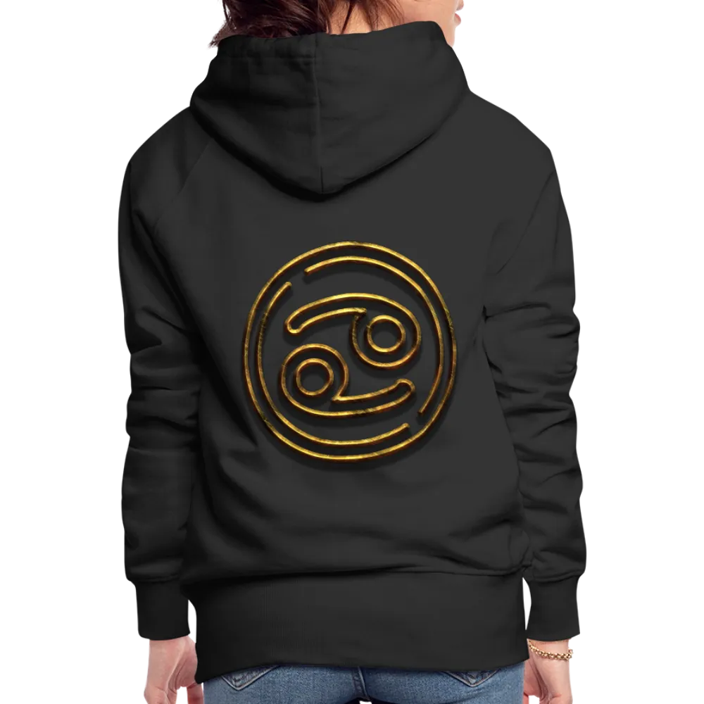 Cancer 3D Gold Women’s Premium Hoodie