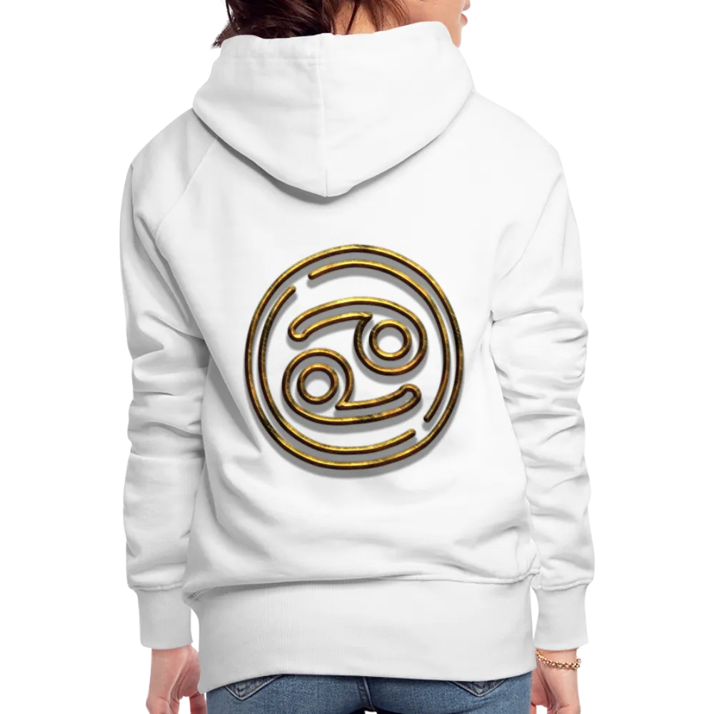 Cancer 3D Gold Women’s Premium Hoodie