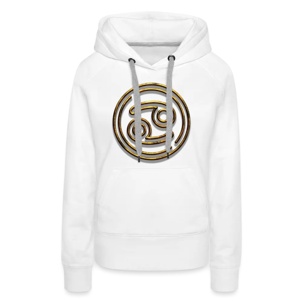 Cancer 3D Gold Women’s Premium Hoodie