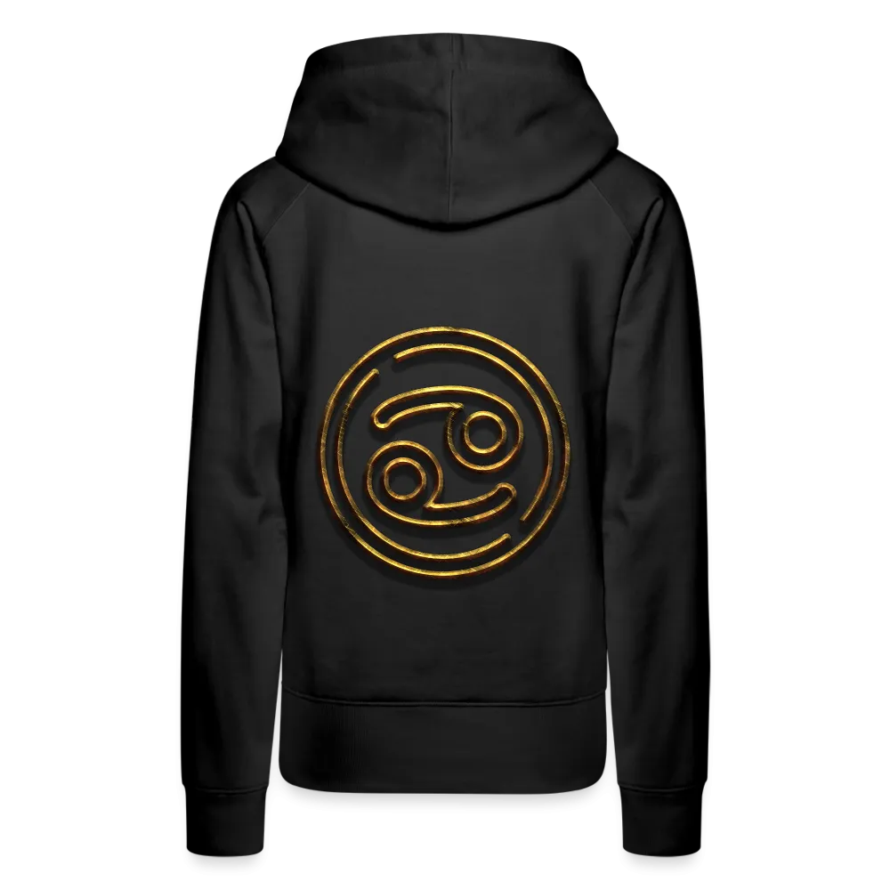 Cancer 3D Gold Women’s Premium Hoodie