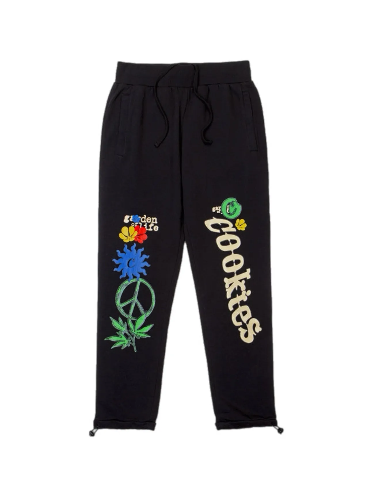 Cookies Garden Of Life Fleece Pants With Screenprint Artwork