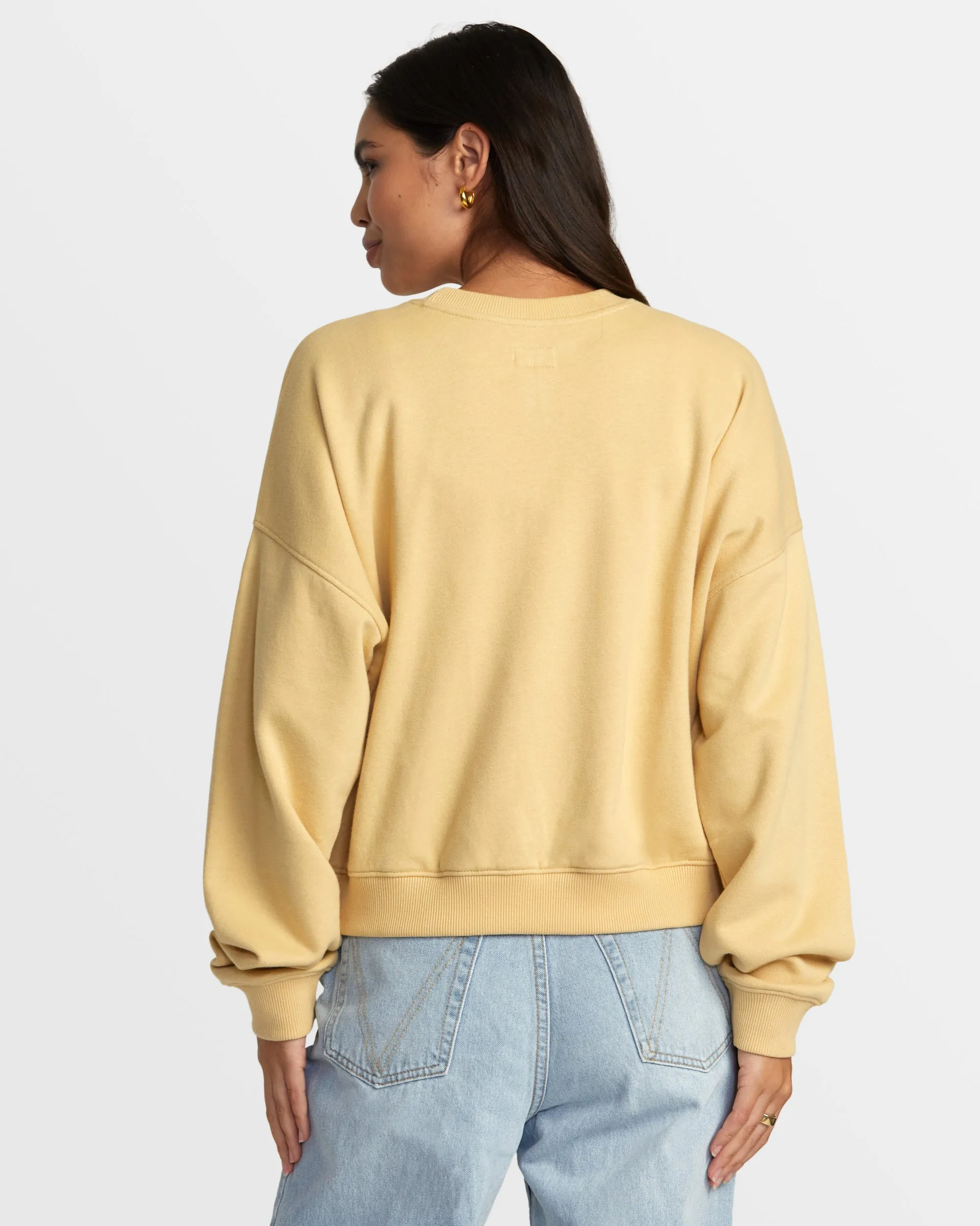 Court Crewneck Sweatshirt - Sahara Sun