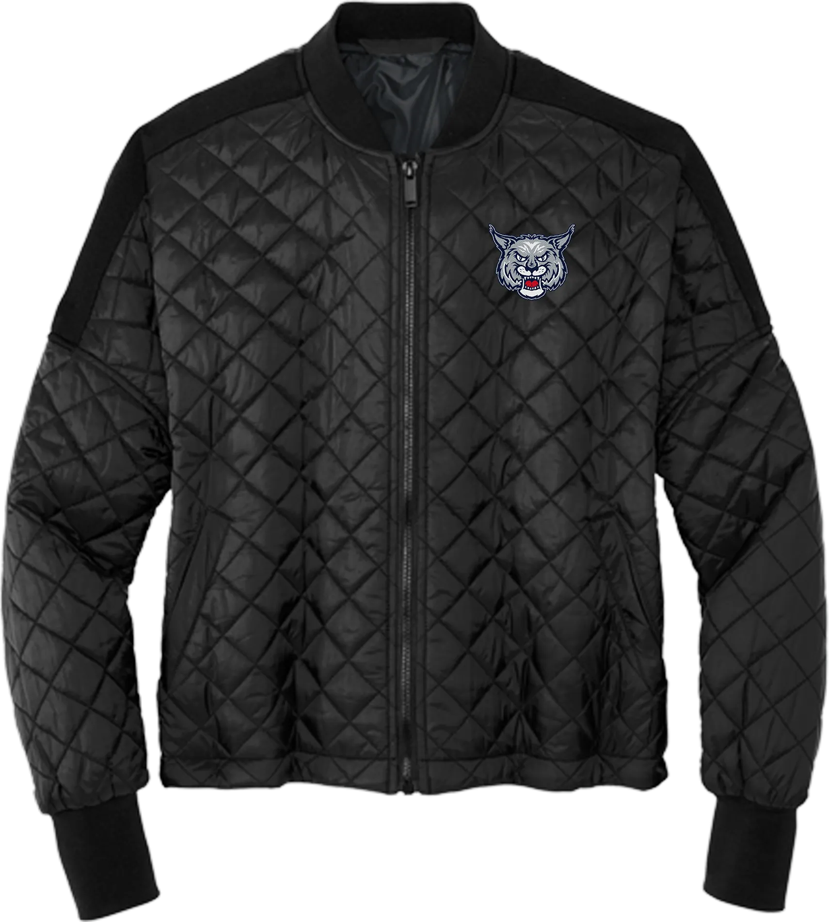 CT Bobcats Mercer Mettle Womens Boxy Quilted Jacket