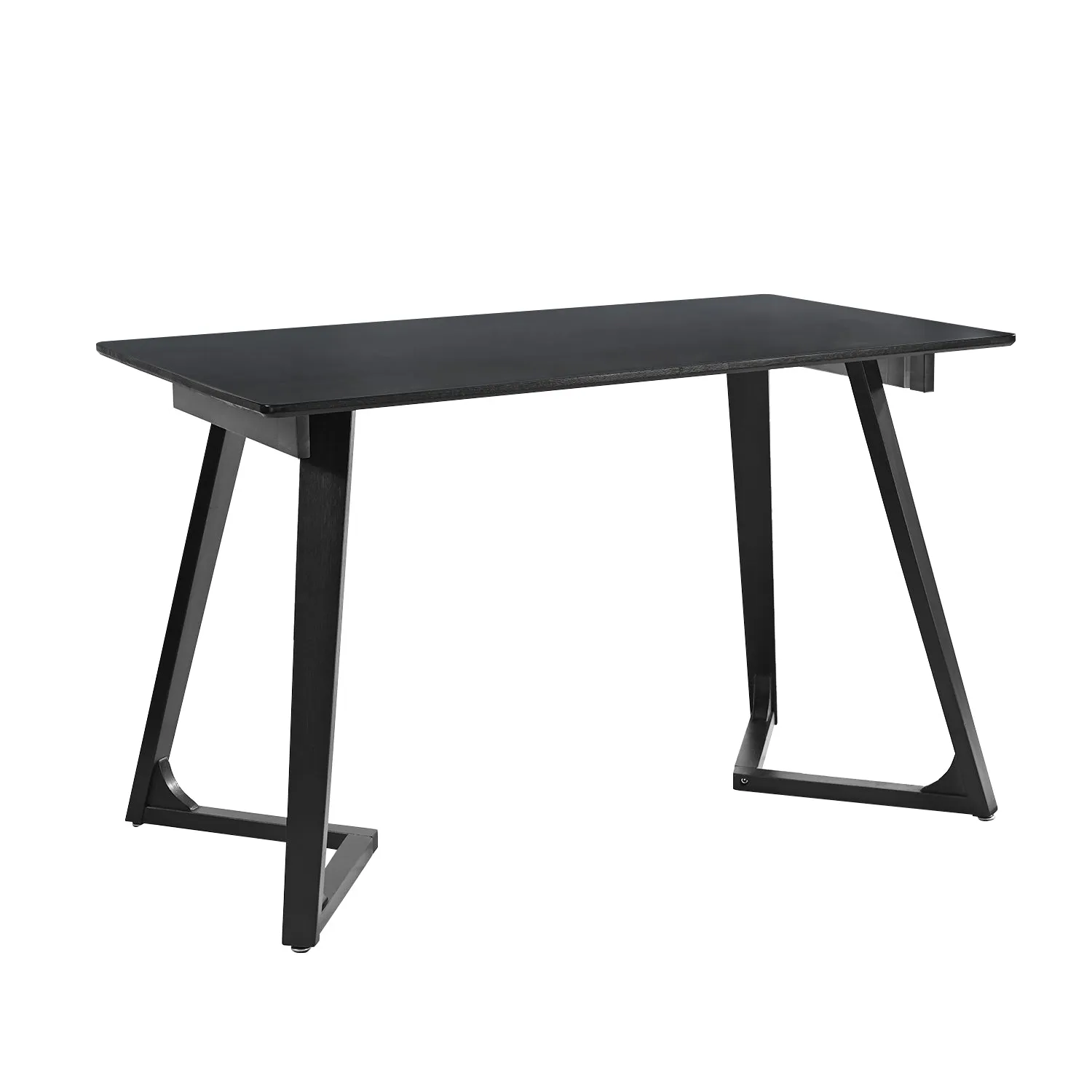 DELAVIN Solid Wood Dining Table with Outward Flared Legs