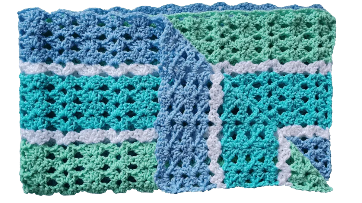 Dirty Granny Easy Crochet Baby Blanket – Cozy Pattern for Beginners