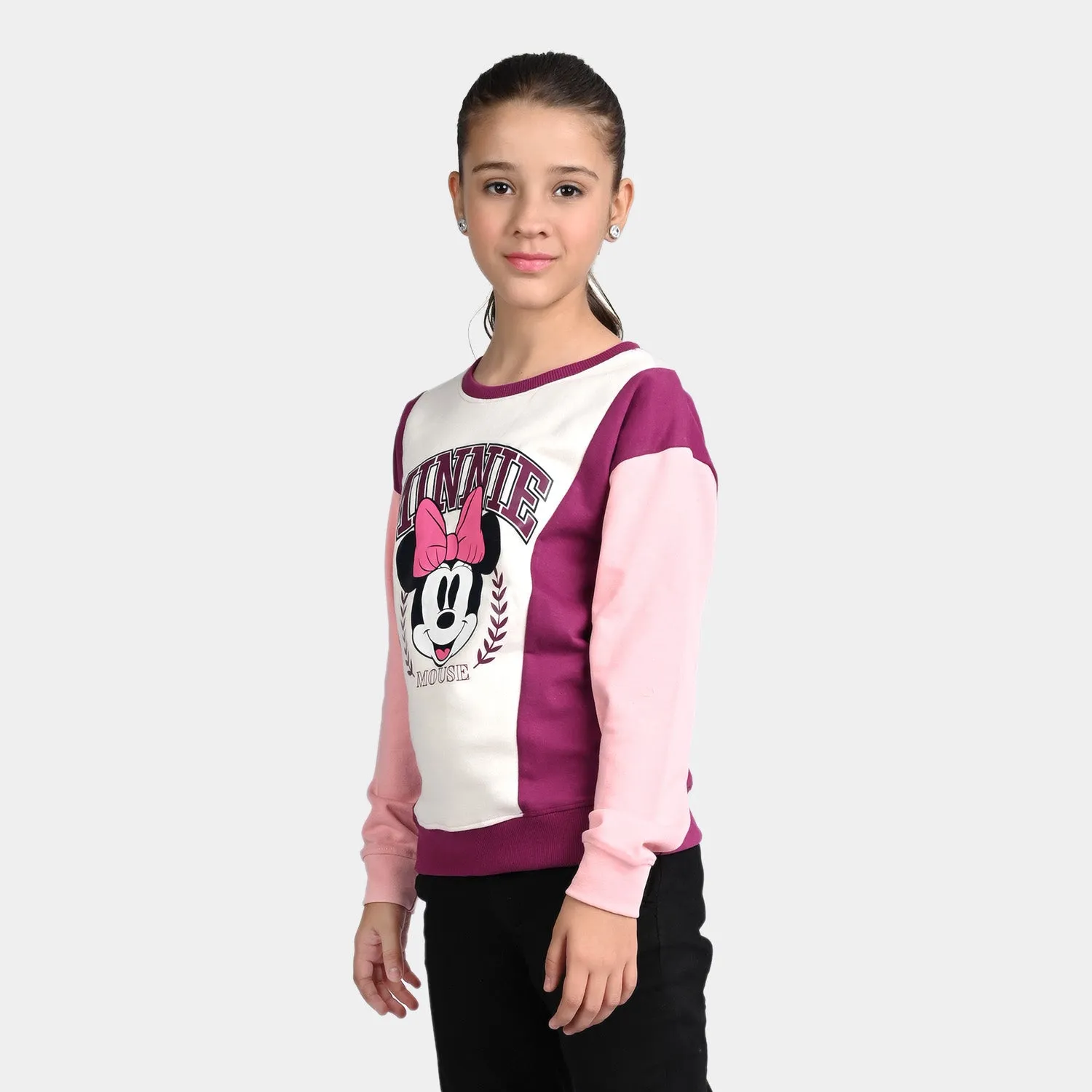 Girls Fleece Sweatshirt Character