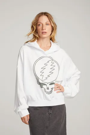 Grateful Dead Steal Your Face Pullover Hoodie - White