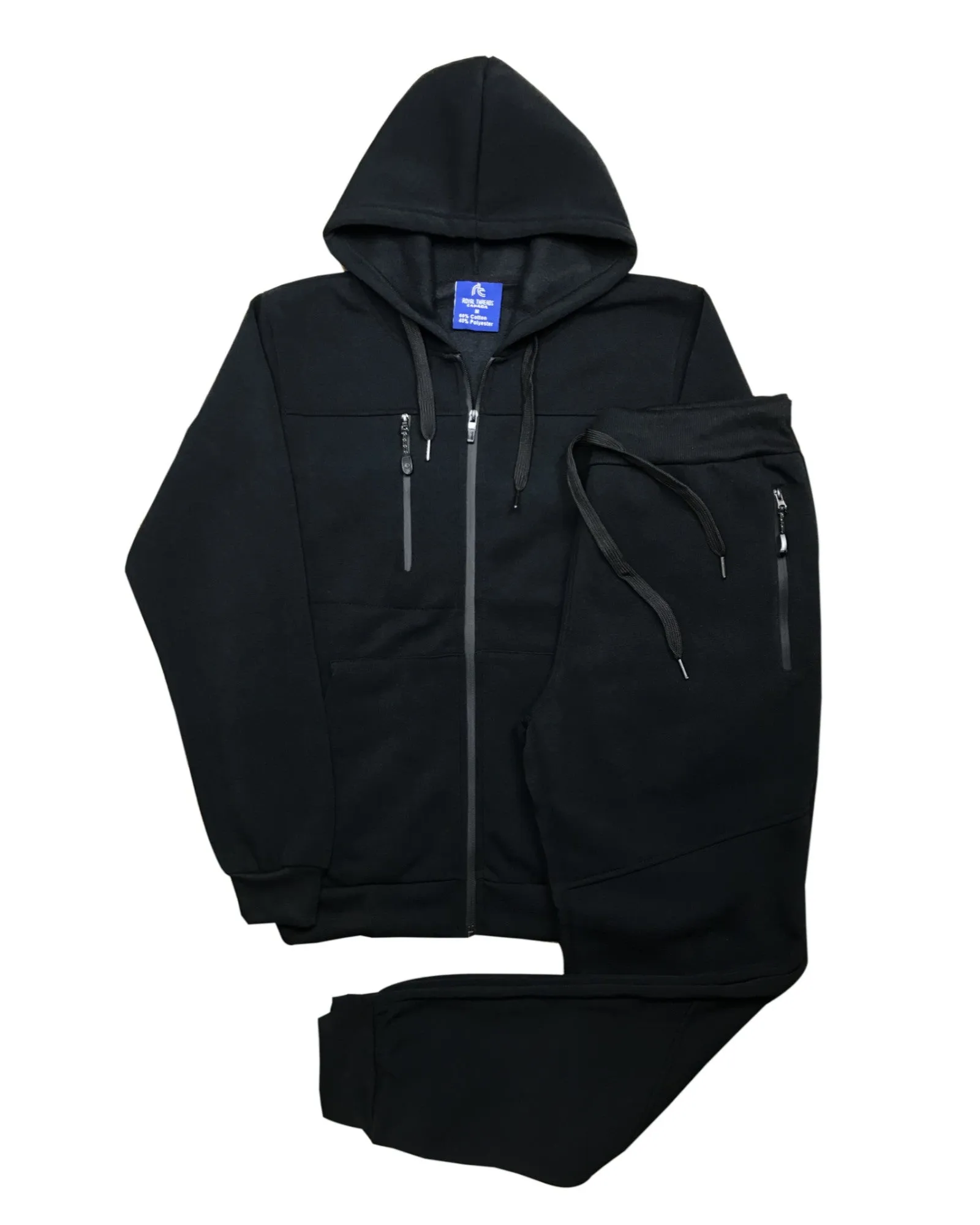 Men's Two Piece Tech Jogger Fleece Sweatsuit