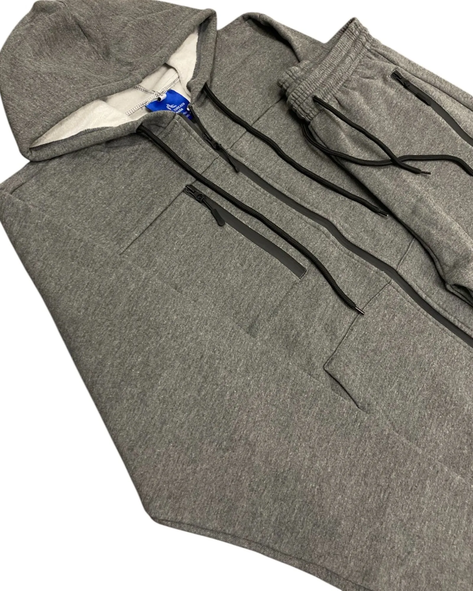 Men's Two Piece Tech Jogger Fleece Sweatsuit