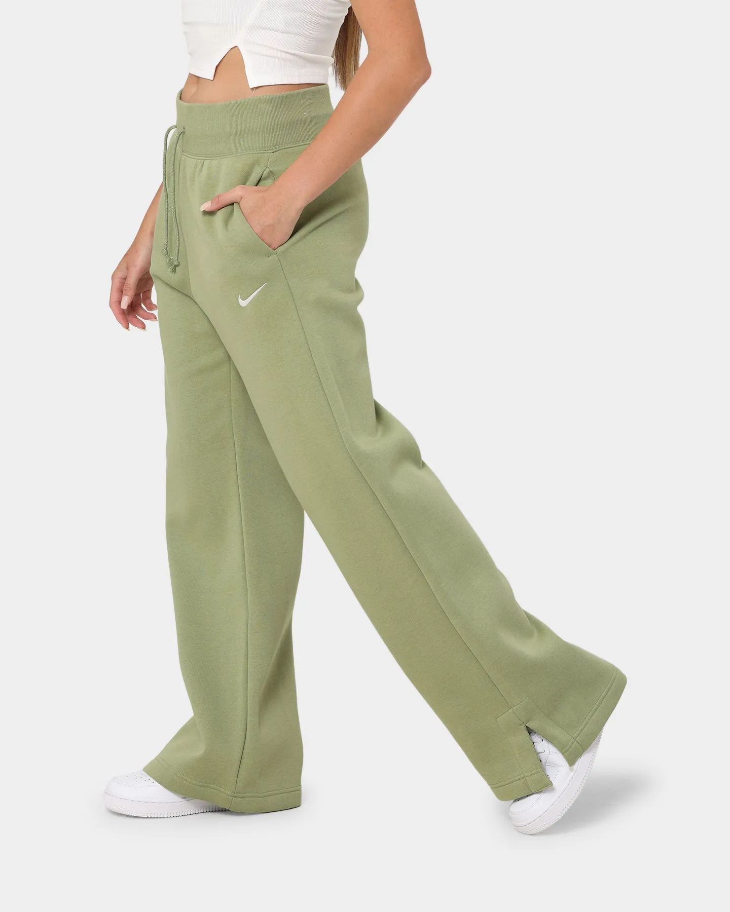 Nike Women's Nike Sportswear Phoenix Fleece High-Waisted Wide-Leg Sweatpants Alligator/Sail