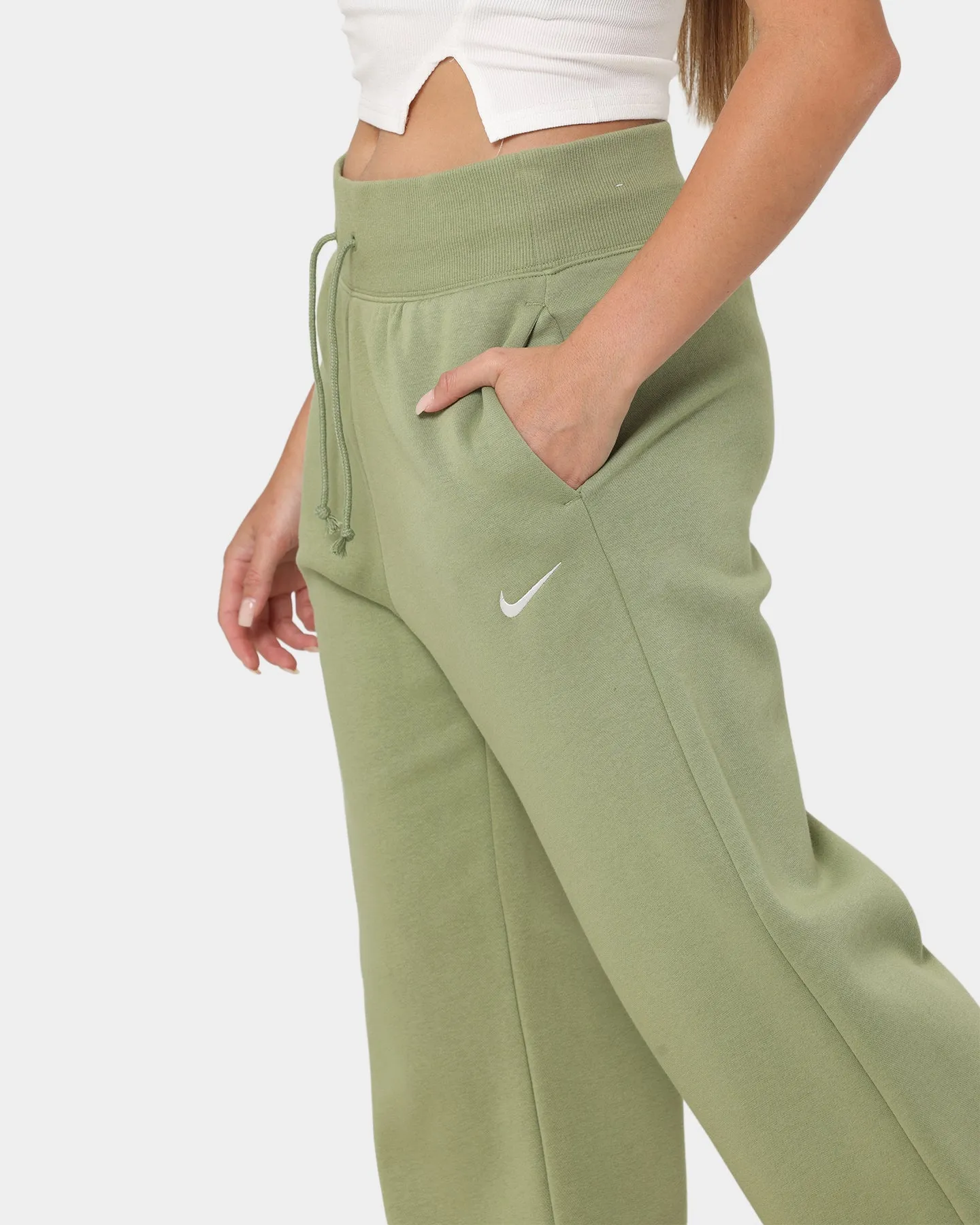 Nike Women's Nike Sportswear Phoenix Fleece High-Waisted Wide-Leg Sweatpants Alligator/Sail