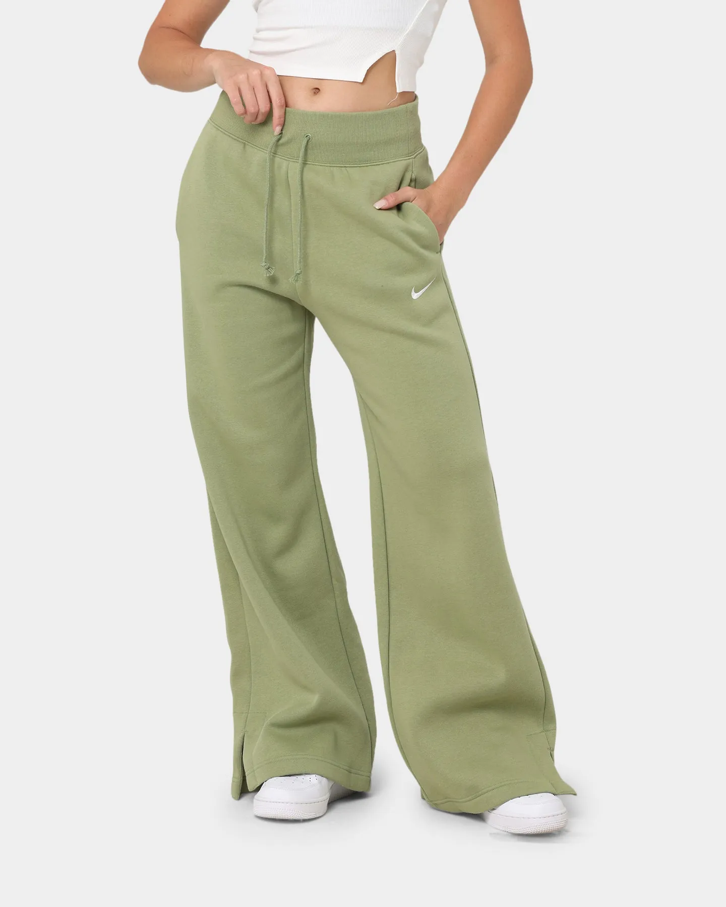 Nike Women's Nike Sportswear Phoenix Fleece High-Waisted Wide-Leg Sweatpants Alligator/Sail