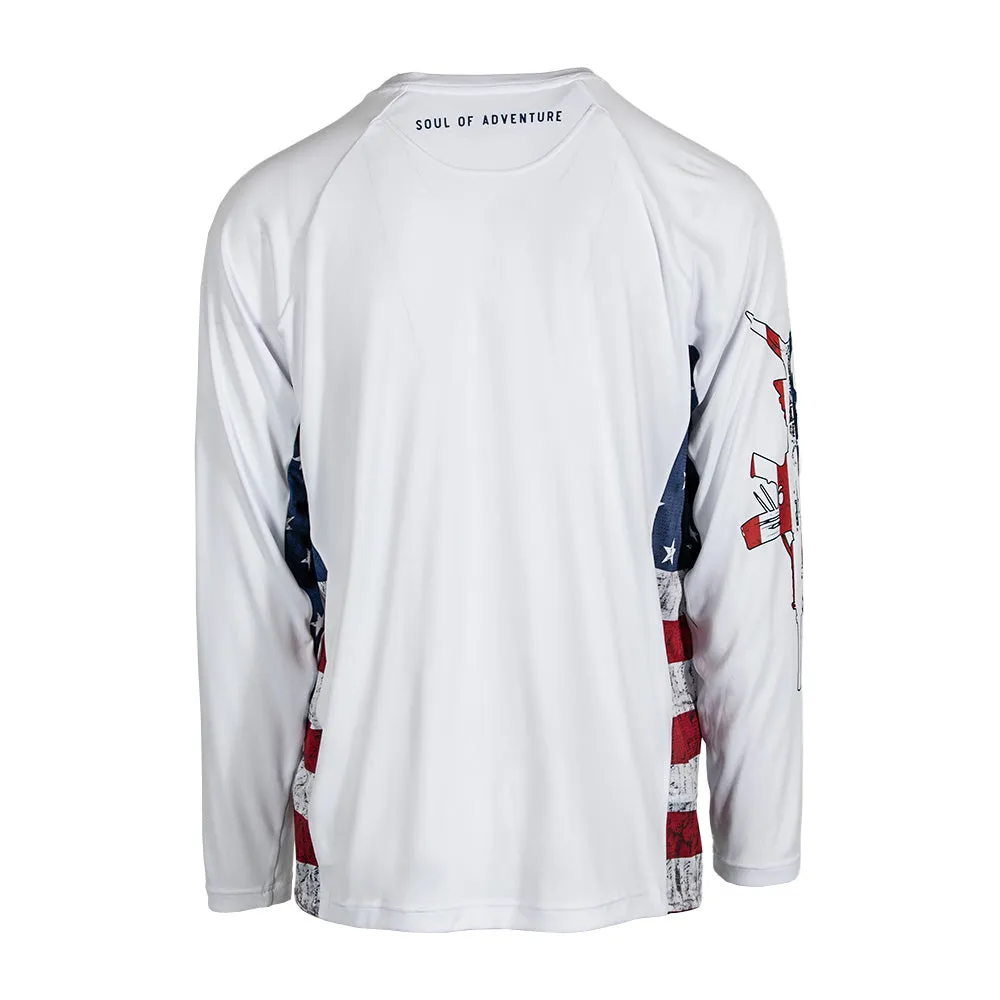 Performance Long Sleeve Shirt  | American Flag | Game On PreOrder