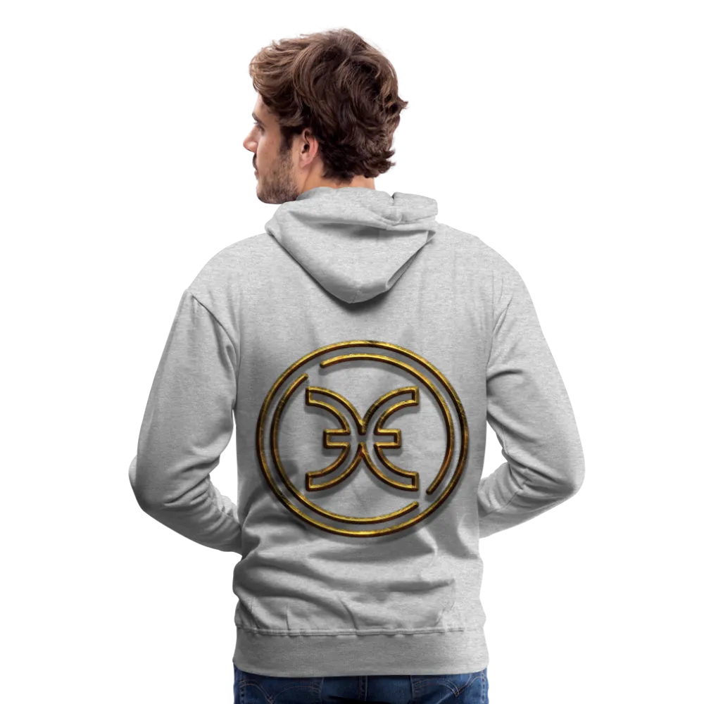 Pisces 3D Gold Men’s Premium Hoodie